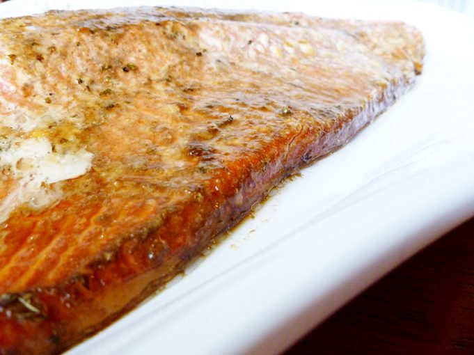Glazed Baked Salmon