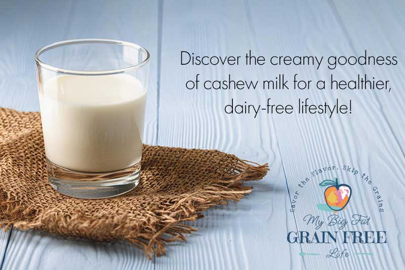 glass of cashew milk