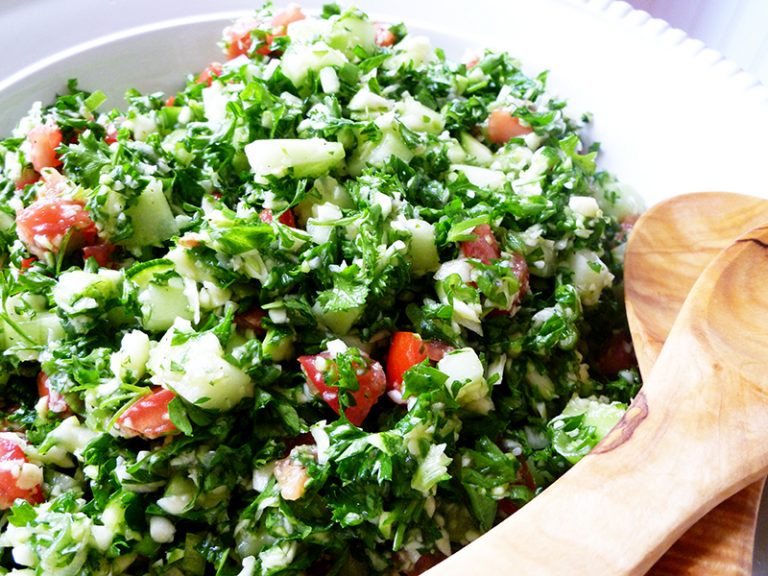 The Best Grain-Free Tabouleh Salad Recipe (AIP, GAPS, SCD)