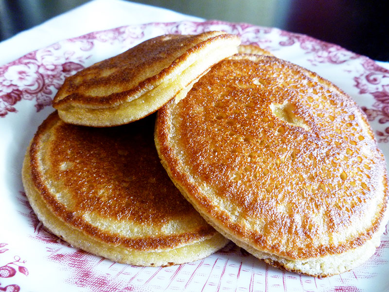 Simple Cornmeal Griddlecakes Recipe - Little House Living