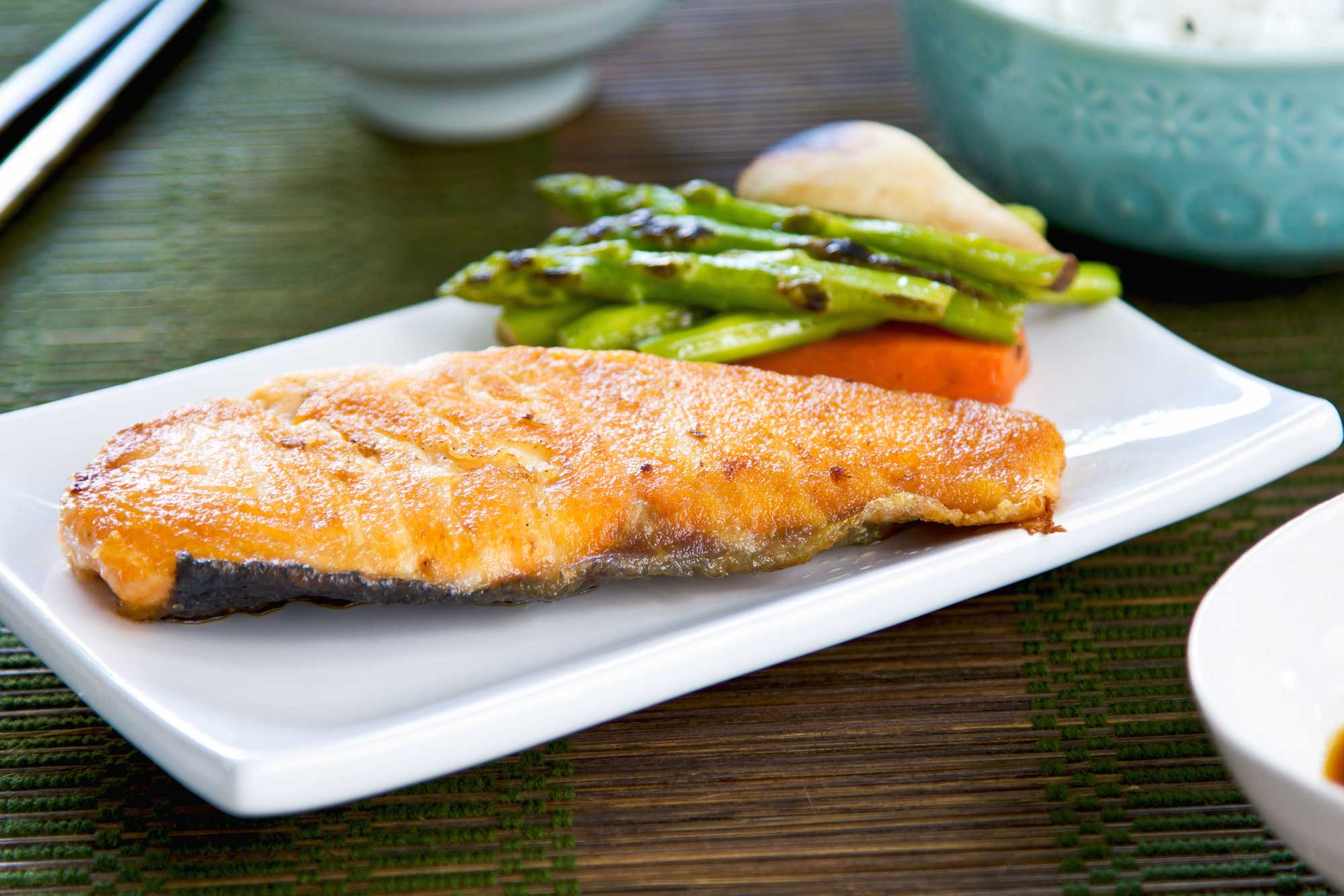 paleo salmon on a plate