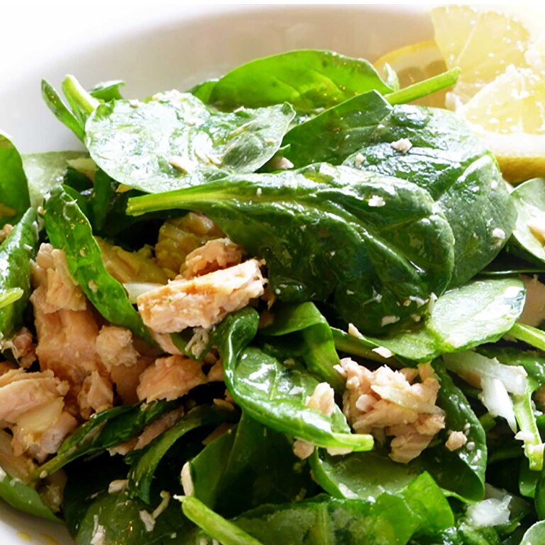 Tuna and Spinach Salad Recipe (Paleo, AIP, GAPS, SCD)