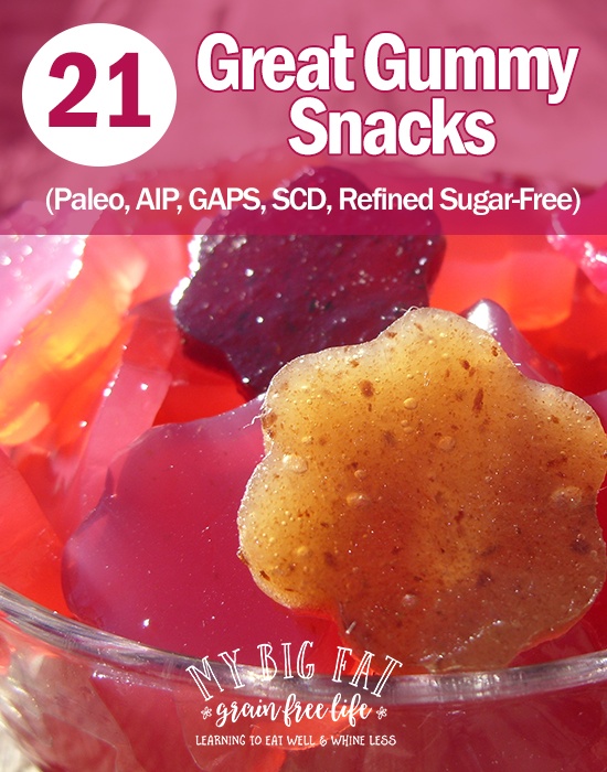 21 Great Gummy Snacks (Paleo, AIP, GAPS, SCD, Refined Sugar-Free)