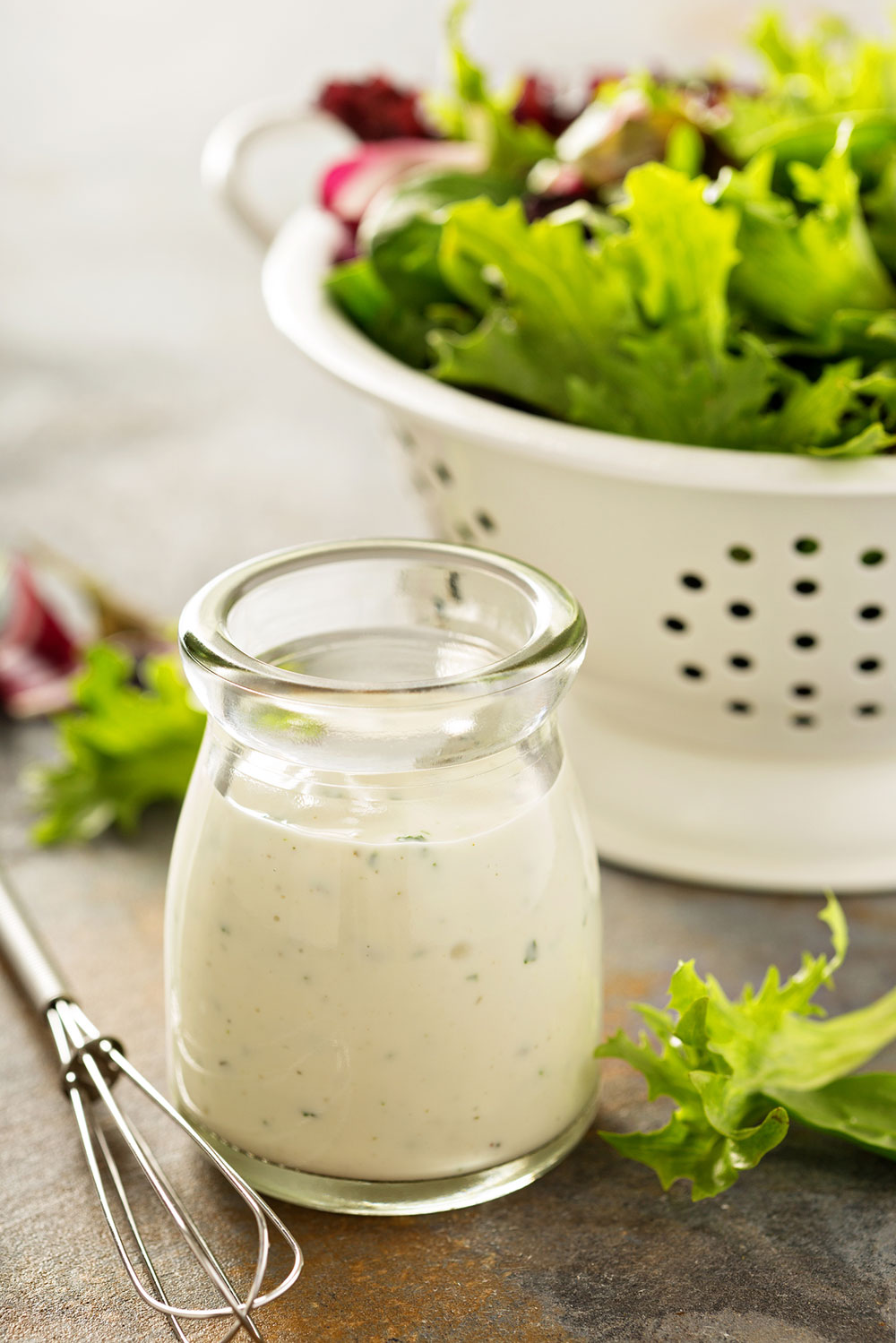 homemade ranch made with coconut sour cream