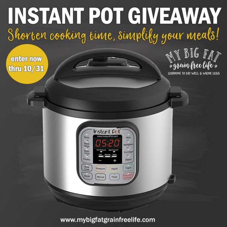 Instant Pot Giveaway & The AIP Paleo Instant Pot Cookbook