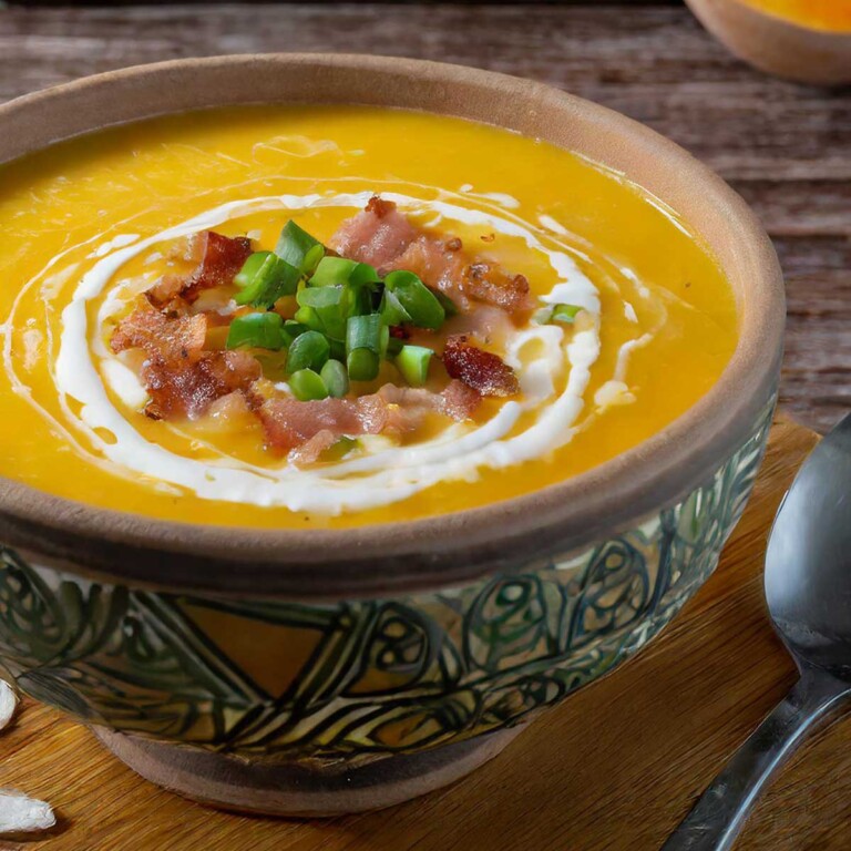 Roasted Butternut Squash and Parsnip Soup (AIP, Paleo)