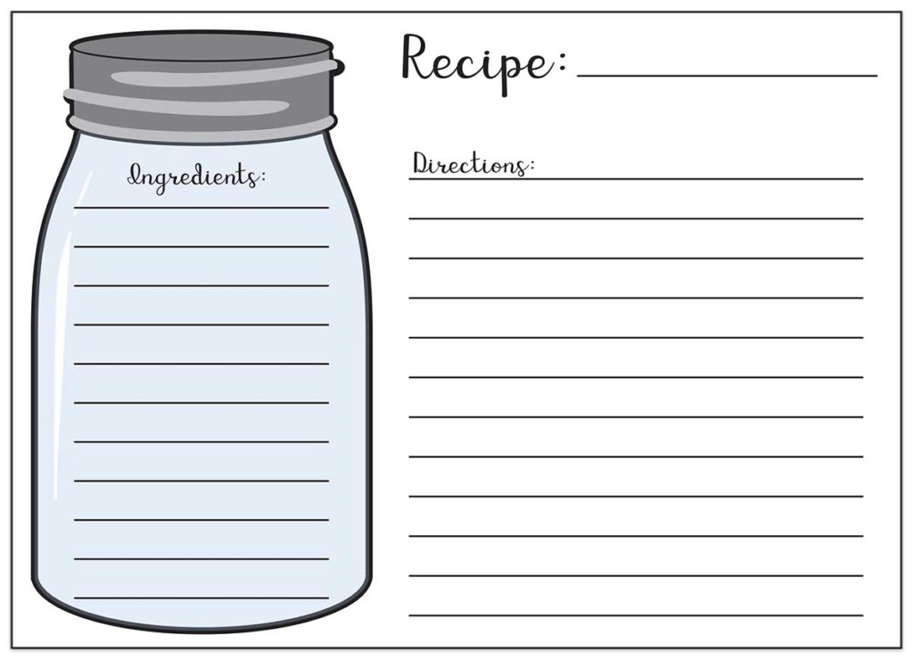 Free Recipe Card Templates to Print (PDF Downloads)