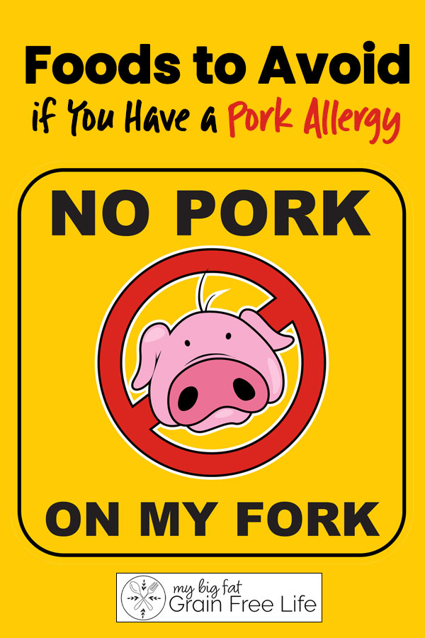 pork allergy foods