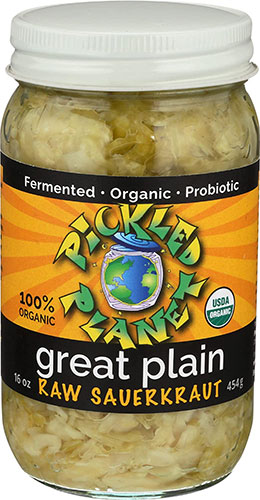 Pickled Planet Organic Raw Sauerkraut With High Probiotic Content