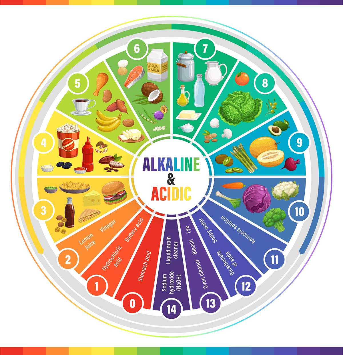 acidic and alkaline chart