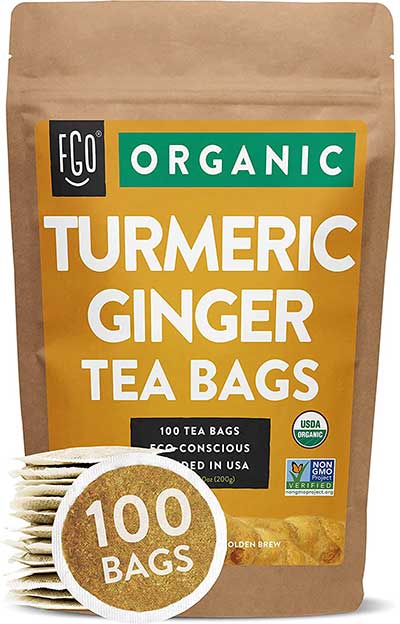 ginger tea with turmeric