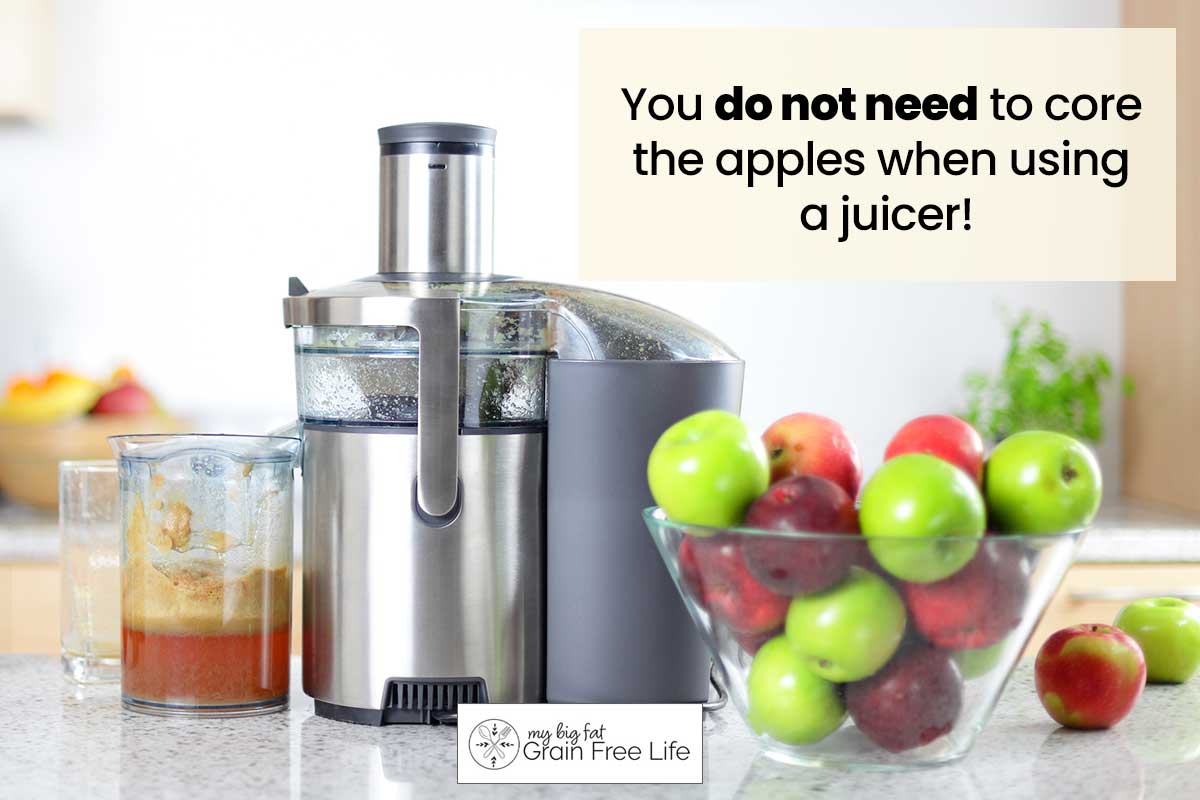 juicing apples