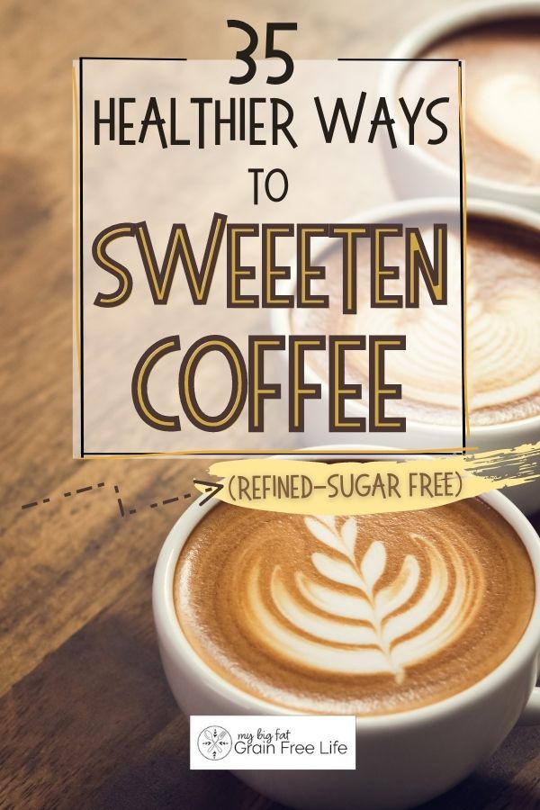 healthier ways to sweeten coffee