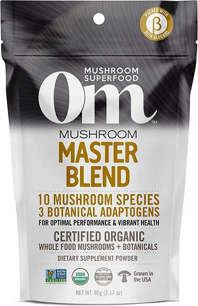 Om Mushroom Superfood Master Blend Mushroom Powder