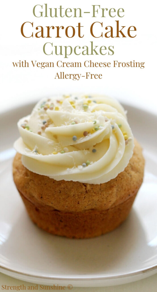 sweet treat carrot cake cupcake gluten free no-dairy