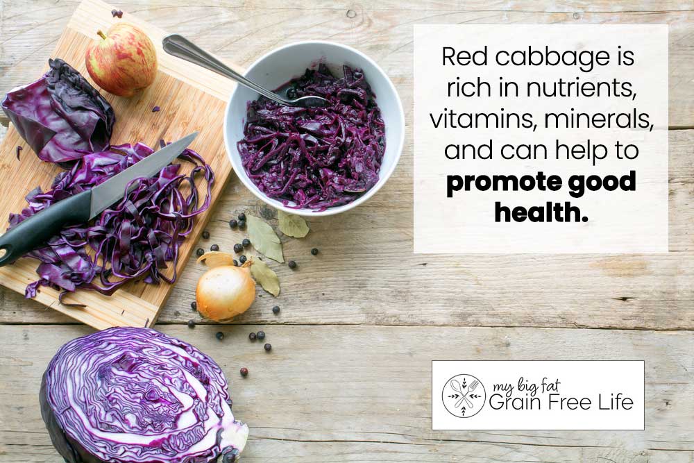 preparing red cabbage