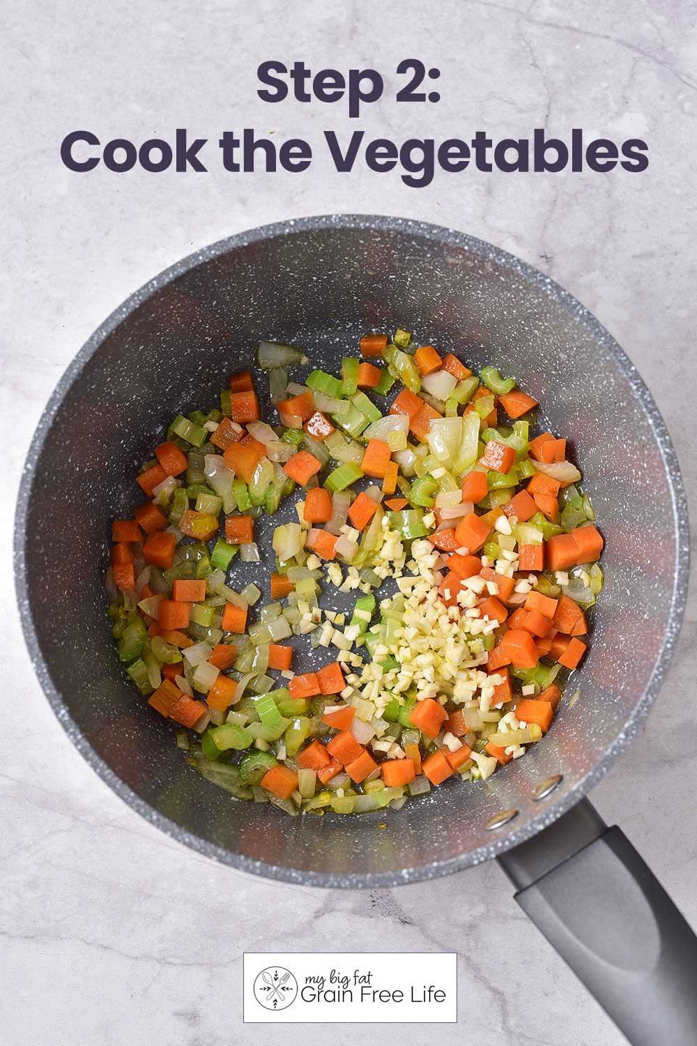 cook vegetables for seafood soup