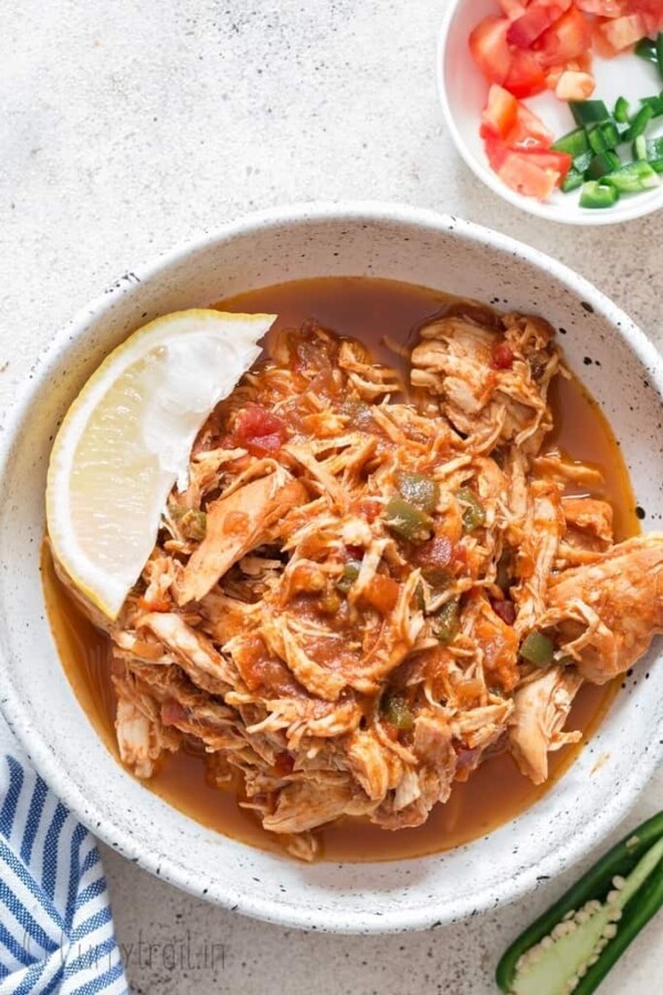 shredded chicken Mexican style recipe