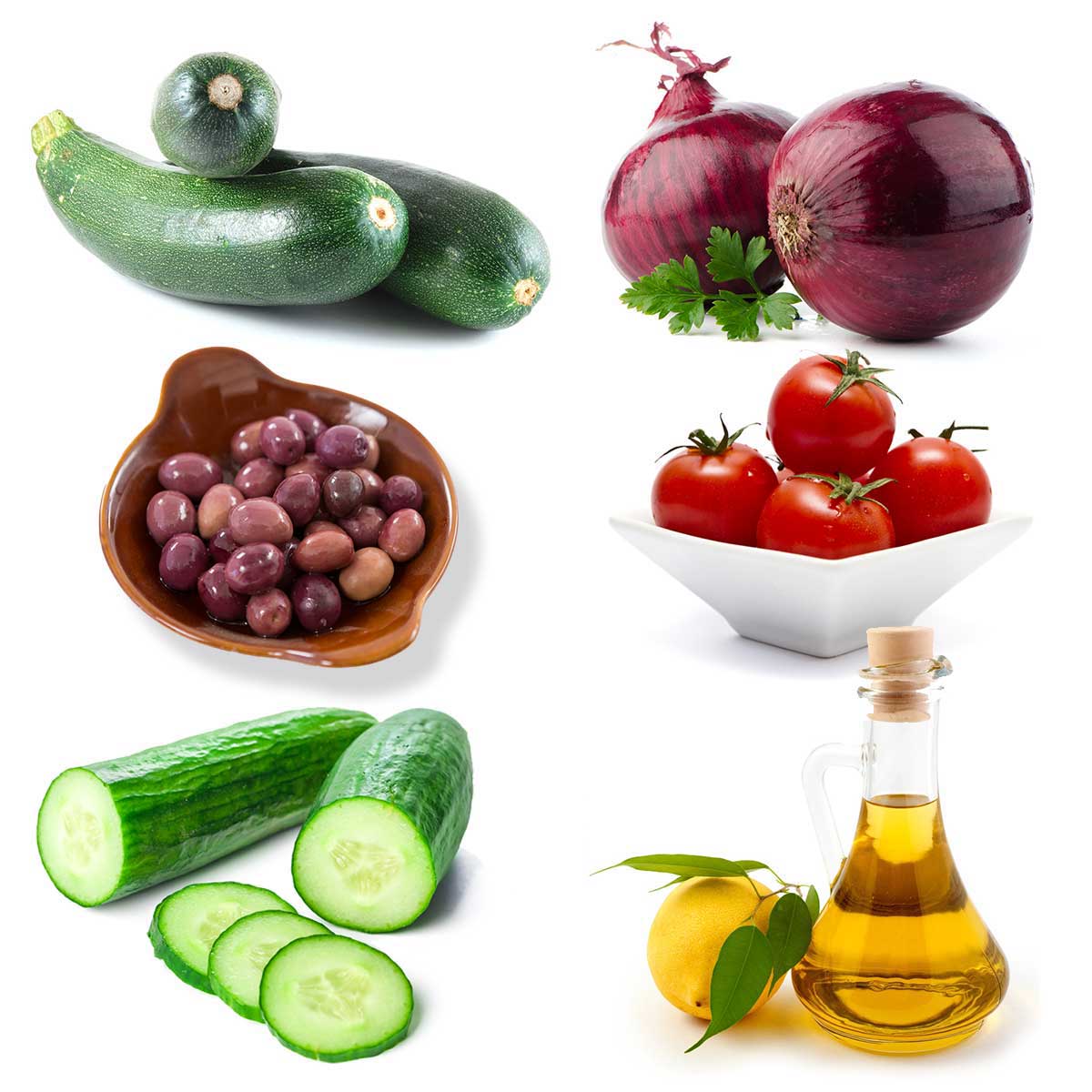 zucchini pasta salad ingredients