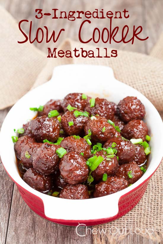 easy slow cooker meatballs