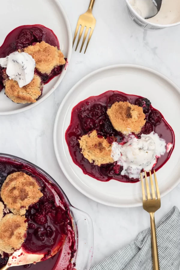 blackberry cobbler gluten-free vegan