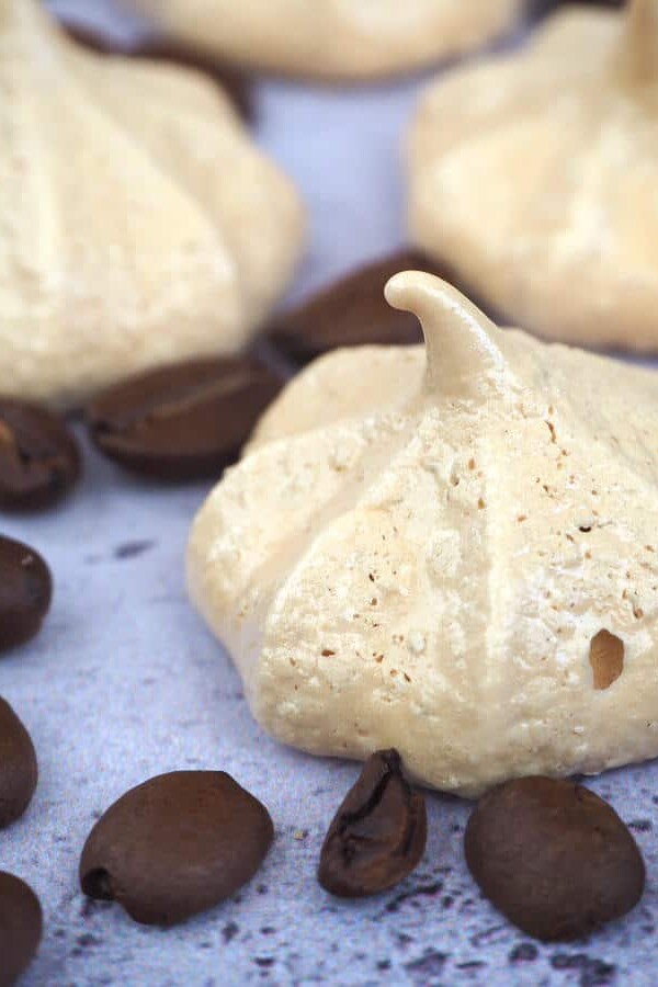 vegan coffee meringue