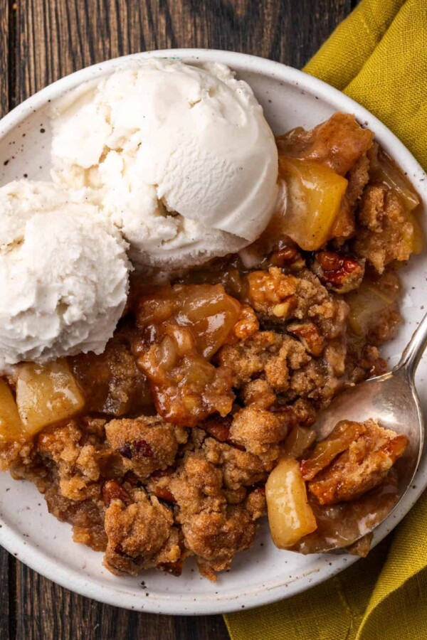 gluten-free vegan apple crumble