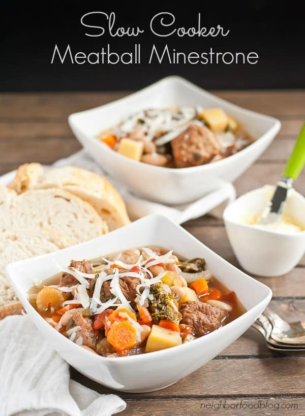 minestrone meatball soup