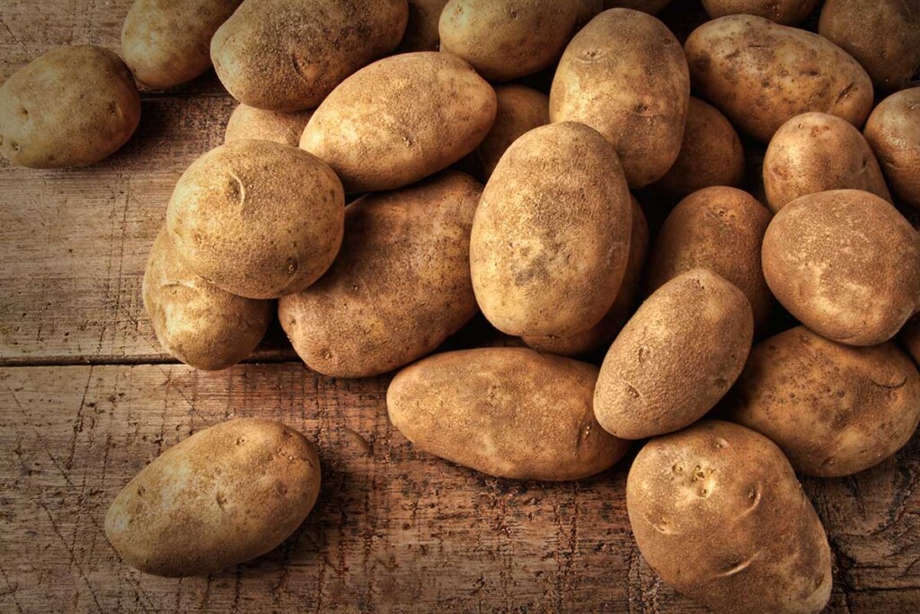 Russet potatoes