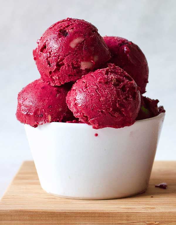 red beet icecream