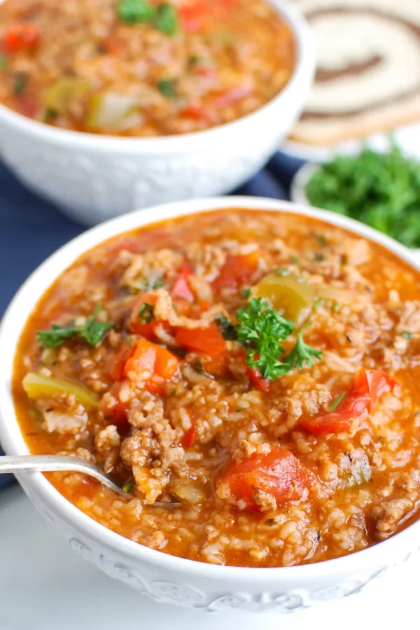 stuffed pepper soup