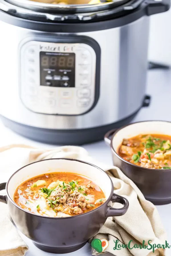 instant pot unstuffed cabbage roll soup