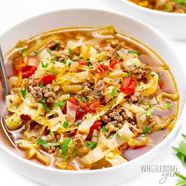 Cabbage Soup with Hamburger
