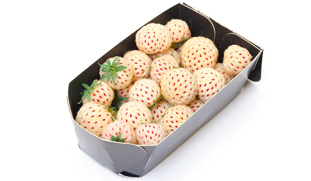 pineberries in a box